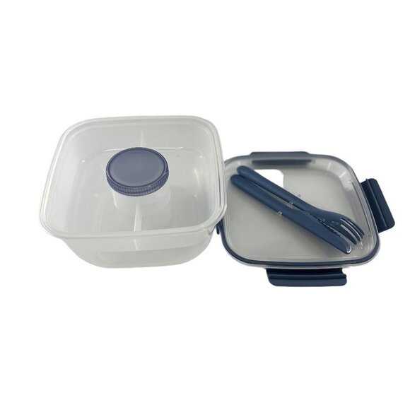 NWT 7 Piece Plastic Food Storage Container & Utensils - Picture 2 of 9